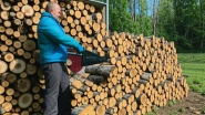 Производство дров в Уваровке